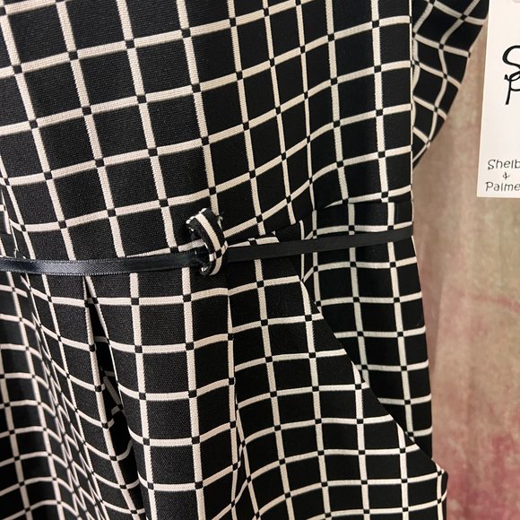 NWT๐Shelby & Palmer Dash - Dot Clean Lines Work to Weekend Dress with Pockets - Picture 9 of 16